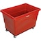 Global Industrial 20 Bushel Plastic Bulk Box Truck, Steel Chassis Base, Red, 50-2/5L x 34-3/5W x 35-3/5H 800316RD - alternate 7